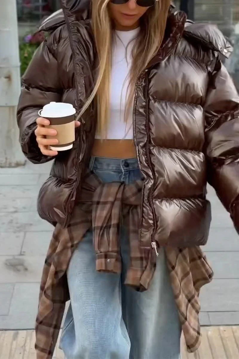 Women's Casual Hooded Thick Jacket